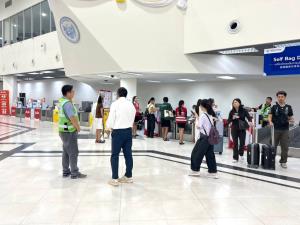“ภัทรพงศ์”สุ่มตรวจ"สนามบินพิษณุโลก"เก็บข้อมูลหน้างาน ก่อนมอบนโยบาย ทย.
