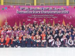 ยิมนาสติกแอโรบิก JRC เดือด ดาวรุ่งไทยสู้นักกีฬาต่างชาติสนุก