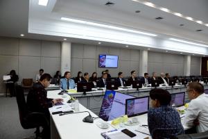 “สรรเพชญ”หารือ”หอการค้าไทย”ขอรัฐหนุนขนส่งสินค้าเรือชายฝั่ง -แก้ปัญาหารถติด"แหลมฉบัง"ให้เป็นรูปธรรม