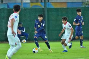 ไทย 10 ตัวพ่ายทาจิกิสถาน 0-2 เปิดหัวฟุตบอลชิงแชมป์เอเชีย 2026 รุ่นอายุไม่เกิน 17 ปี