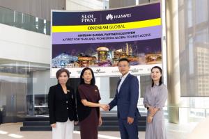 สยามพิวรรธน์ผนึก Huawei พันธมิตรระดับโลก พลิกเกม Travel Tech เชื่อม Ecosystem ด้วย Wearable Tech ครั้งแรกในไทย รุกขยายฐานนักท่องเที่ยวทั่วโลก