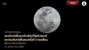 ปรากฏการณ์ดาราศาสตร์ที่น่าสนใจ "เดือนพฤษภาคม 2569"