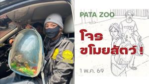 "จ๋อแจ๊ะจับโจร" ปิดเกม! รวบผัวเมียขโมยสัตว์หายากจากสวนสัตว์พาต้า พบหอบกิ้งก่าตะเวนแลกยา