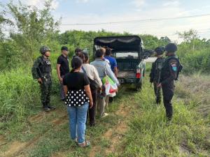 ทะลักต่อเนื่อง เขมร-ไทย ลอบเข้าเมืองผิดกฎหมาย&amp;#8203;บริเวณชายแดนอรัญประเทศ&amp;#8203; จ.สระแก้ว