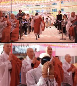 ในพิธี พระสงฆ์ได้ถามว่า 
