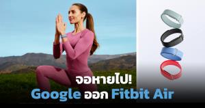 Google ปล่อย Fitbit Air ไร้จอ ใส่สบาย 24 ชม. แบต 7 วัน ราคาโดนใจท้าชน Whoop