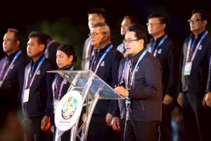 กีฬาเยาวชนแห่งชาติครั้งที่ 41 “สุราษฎร์ธานีเกมส์” เริ่มแล้ว พิธีเปิดยิ่งใหญ่ ประทับใจ