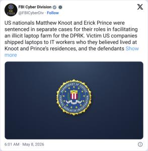 ที่มา: ฝ่ายไซเบอร์ของ FBI