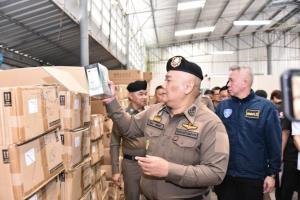 บุกทลายโกดังบุหรี่ไฟฟ้ารายใหญ่ ยึดกว่า 2 แสนชิ้น มูลค่า 100 ล้าน จ่อใช้มาตรการฟอกเงินเช็กบิลทั้งขบวนการ