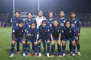 ไทยพ่ายจีน 0-6 จบที่ 3 กลุ่มเอ แต่ดีพอลิ่ว 8 ทีมสุดท้ายฟุตบอลหญิงยู-17 เอเชีย