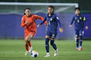 ไทยพ่ายจีน 0-6 จบที่ 3 กลุ่มเอ แต่ดีพอลิ่ว 8 ทีมสุดท้ายฟุตบอลหญิงยู-17 เอเชีย