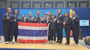 จอมพลังไทยคว้าอันดับ 6 คะแนนรวมทีมหญิงศึกเยาวชนโลก 2026