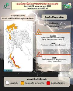 อุตุฯ เตือนภาคเหนือ-ใต้ เจอพายุฤดูร้อน-ฝนตกหนัก ! เปิด 4 จว.พื้นที่เสี่ยงสูง