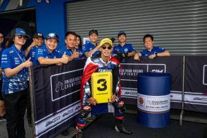 “ตี-อนุภาพ” ควบ YZF-R6 คว้าโพเดียมโฮมเรซ “ไอเดีย-กฤตภัทร” เข้าป้ายท็อปไฟว์ รั้งจ่าฝูงต่อศึก ARRC ที่บุรีรัมย์