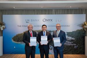 ออนิกซ์ ร่วมมือกับพันธมิตรทางการเงิน LH Bank เดินหน้าพัฒนาโครงการ "EQ Phuket"  โรงแรมระดับลักชัวรีแห่งใหม่ในจังหวัดภูเก็ต