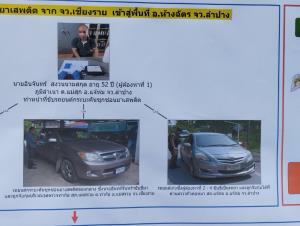 แสบยกครัว!ตร.ดักรวบ“พ่อแม่ลูก-สะใภ้” ขนยาบ้า-คีตามีน ซุกเต็มซอกประตูกระบะ-ขับเก๋งนำจากเชียงรายเข้าลำปาง