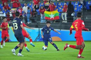 ไทยเจ๊าเมียนมา 2-2 ส่งท้ายศึกยู-17 ชิงแชมป์เอเชีย 2026
