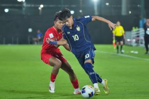 ไทยเจ๊าเมียนมา 2-2 ส่งท้ายศึกยู-17 ชิงแชมป์เอเชีย 2026