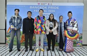 "Bangkok Pride Festival 2026" รวมพลัง LGBTQIAN+ “Road to Bangkok WorldPride” ปี 2030 ขบวนคนบันเทิง “ป๊ายปาย-เก่ง ธชย-ก๊อตแลนด์-วง AMYLASE” รอปล่อยทีเด็ด