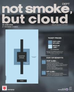 Dept จัดคอนเสิร์ตใหม่ กับ not smoke, but cloud album launch concert